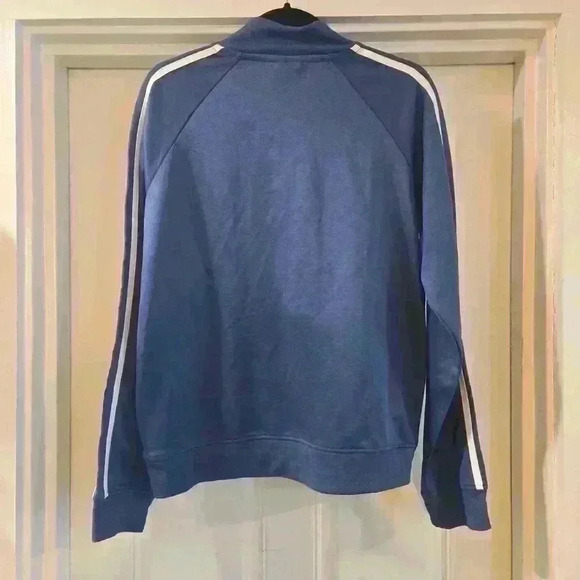 Disney Store Mickey Mouse Womens Full Zip Striped Track Jacket Blue Size XL - Picture 2 of 10